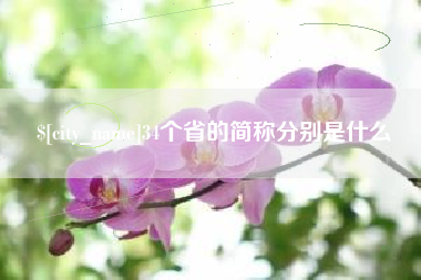 海口34个省的简称分别是什么