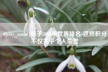 海口男子5000米世界排名-这些积分不仅关乎个人荣誉