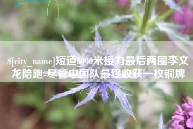海口短道5000米接力最后两圈李文龙陪跑-尽管中国队最终收获一枚铜牌