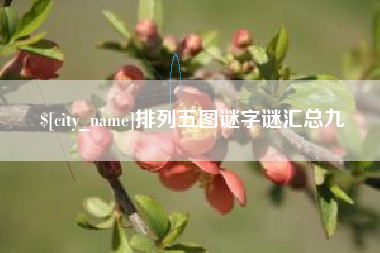 海口排列五图谜字谜汇总九