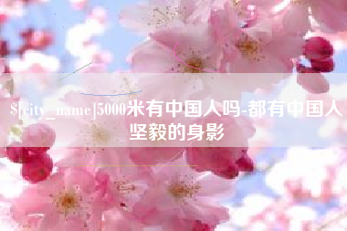 海口5000米有中国人吗-都有中国人坚毅的身影