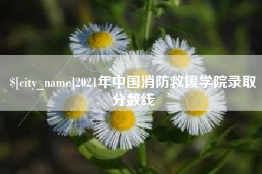 海口2021年中国消防救援学院录取分数线