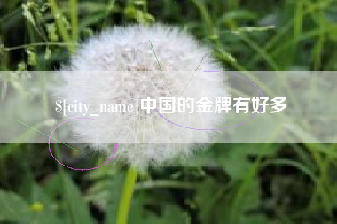 海口中国的金牌有好多