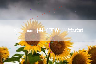 海口男子世界5000米记录