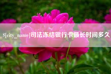海口司法冻结银行卡最长时间多久