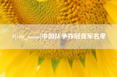 海口中国队争夺冠亚军名单