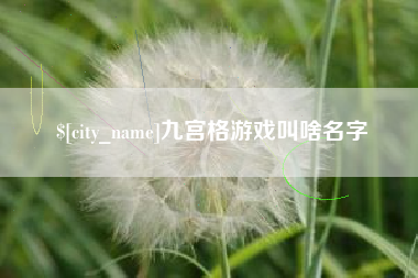 海口九宫格游戏叫啥名字