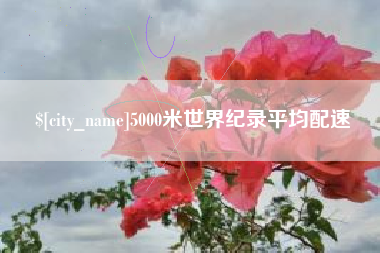 海口5000米世界纪录平均配速