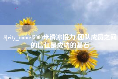 海口5000米滑冰接力-团队成员之间的信任是成功的基石
