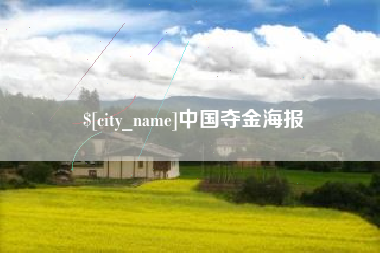 海口中国夺金海报