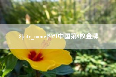 海口2021中国第9枚金牌