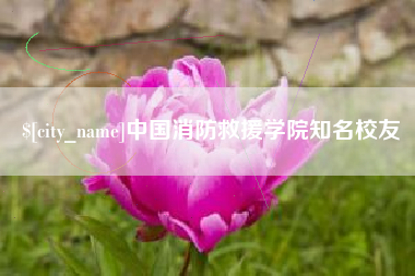海口中国消防救援学院知名校友