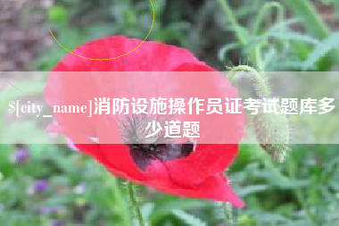 海口消防设施操作员证考试题库多少道题
