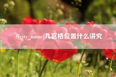 海口九宫格位置什么讲究